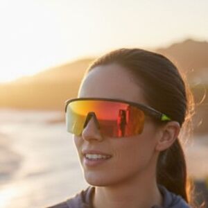 Falls Creek Sport Shield Sunglasses | Mirrored Lens | 100% UVA/UVB | NWT